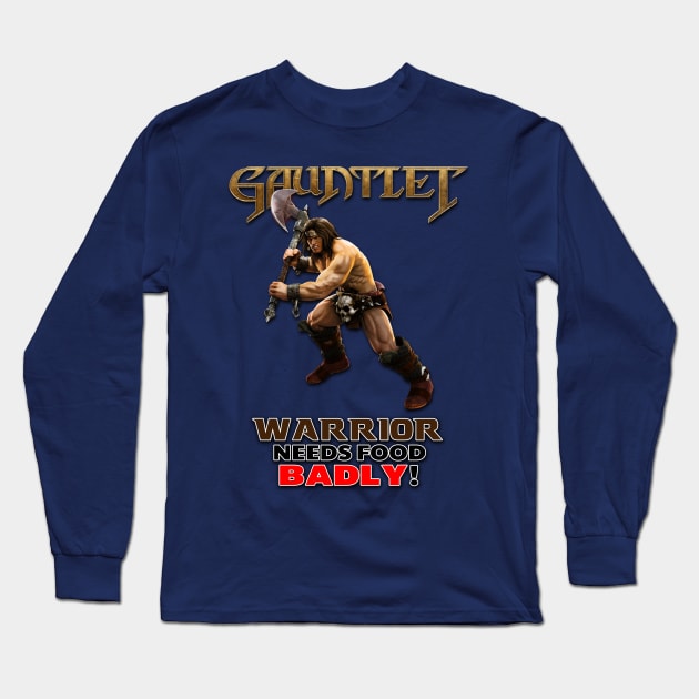 Gauntlet Warrior - New Long Sleeve T-Shirt by BigOrangeShirtShop